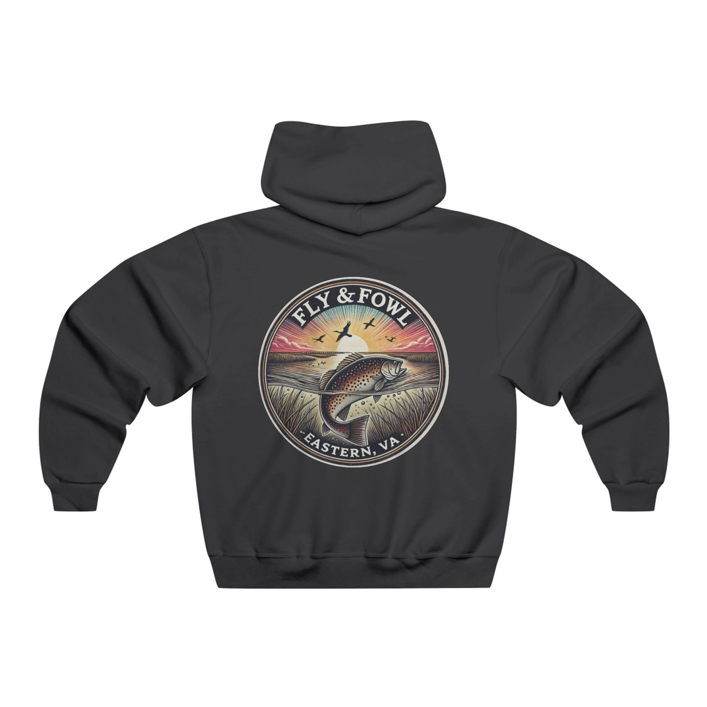 Men's Fish & Nature Graphic Hoodie - Fly & Fowl Eastern VA